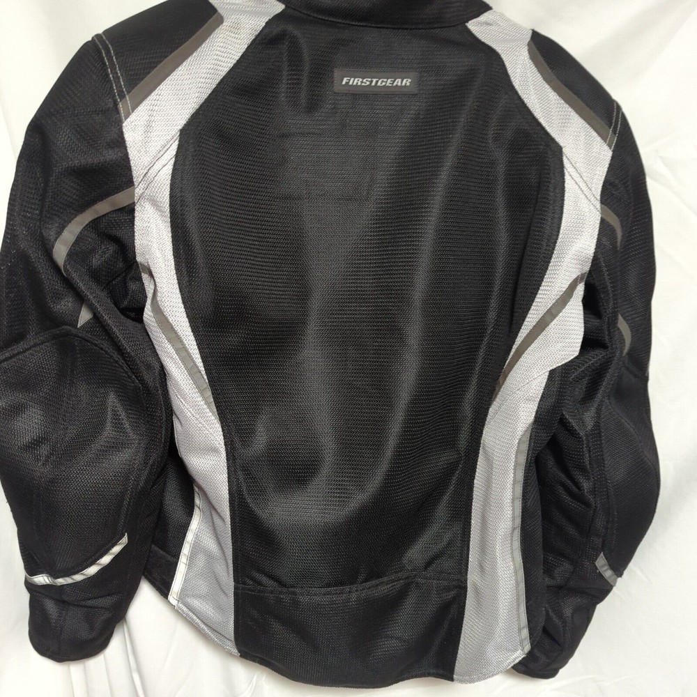 First Gear Mesh-Tex 13 Womens Motorcycle Jacket Black Large - Picture 5 of 6